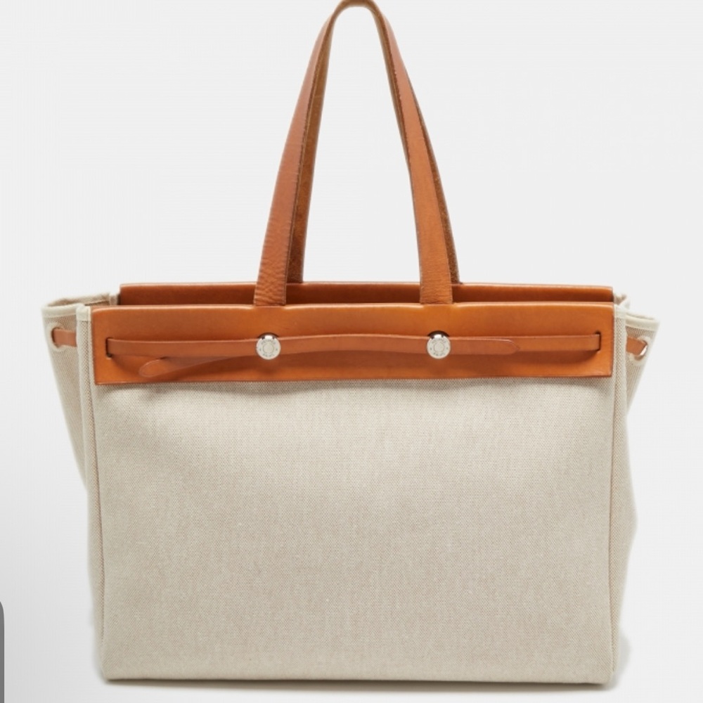 Hermes Herbag Cabas GM W/ Original Insert - Picture 15 of 15